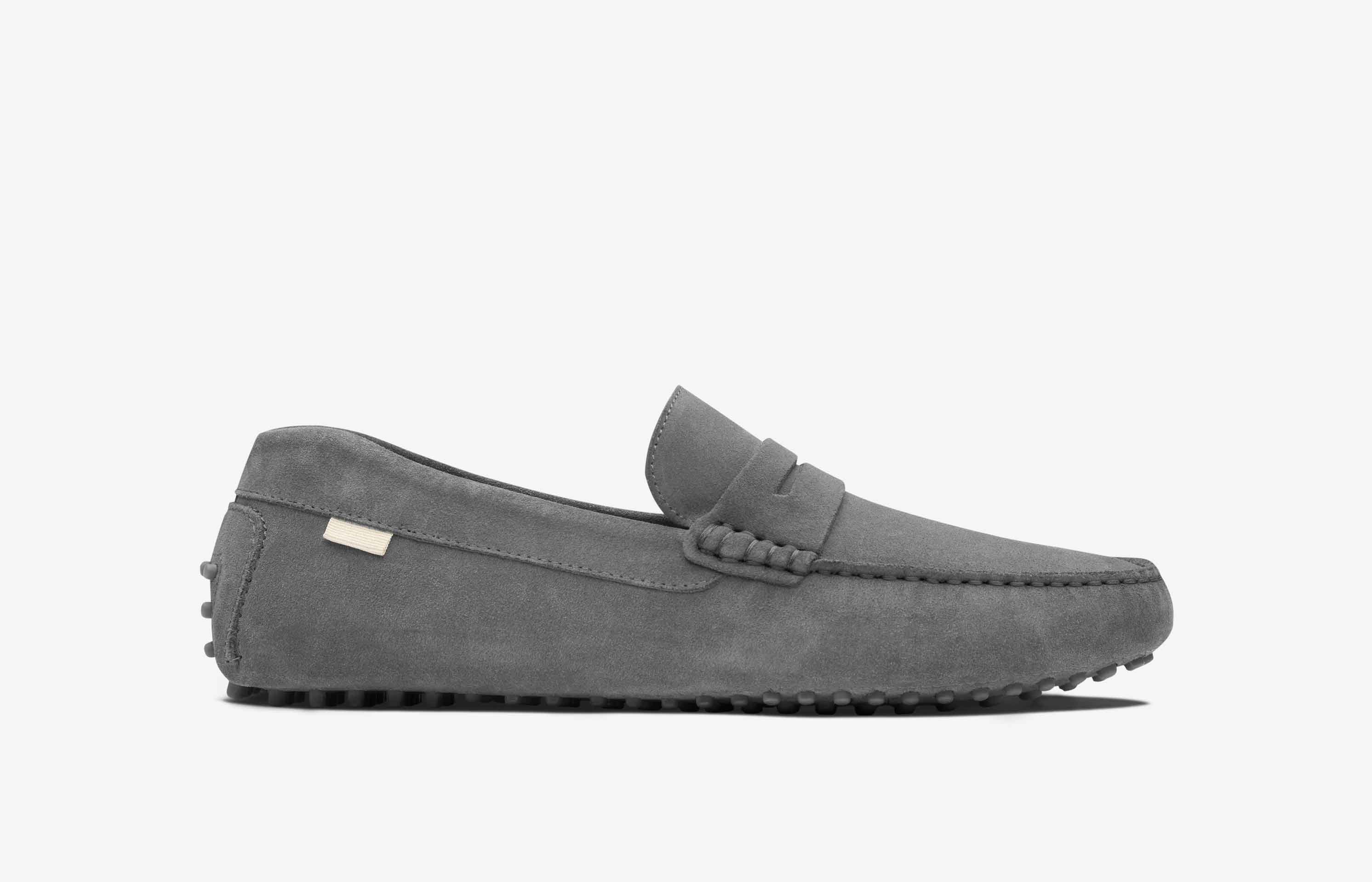 Oliver Cabell Driver Mens Loafers Grey UK-016847